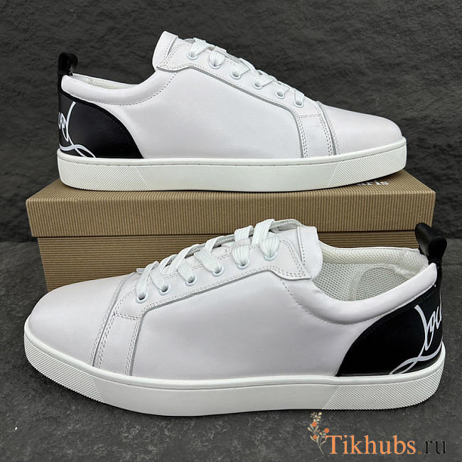 Christian Louboutin Fun Louis Junior Flat Sneakers White - 1