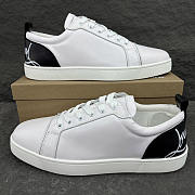 Christian Louboutin Fun Louis Junior Flat Sneakers White - 1