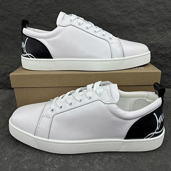 Christian Louboutin Fun Louis Junior Flat Sneakers White