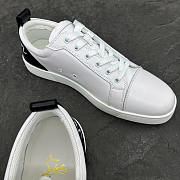 Christian Louboutin Fun Louis Junior Flat Sneakers White - 3