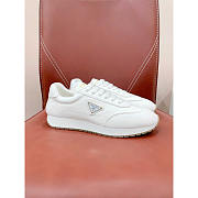 Prada Leather Sneakers In White - 1