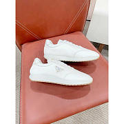 Prada Leather Sneakers In White - 3