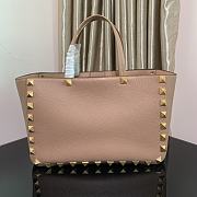 Valentino Garavani Roman Stub Pink Tote Bag 39.5x27x18cm - 2