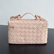 Bottega Veneta Vanity Case Crossbody Bag Pink 22x12.5x5cm - 3