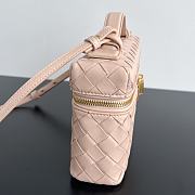 Bottega Veneta Vanity Case Crossbody Bag Pink 22x12.5x5cm - 2