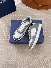 Dior B27 Low Khaki Cream Sneaker - 2