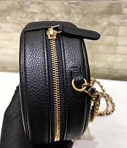 Chanel Round Black Caviar Bag 12cm - 6