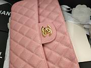 Chanel Flap Bag Iridescent Pink Gold 25cm - 4