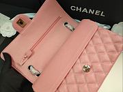 Chanel Flap Bag Iridescent Pink Silver 25cm - 6