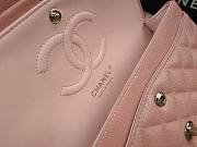 Chanel Flap Bag Iridescent Pink Silver 25cm - 2