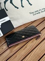 Chanel Wallet Black Caviar Gold 20x12.2x1cm - 3