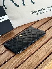 Chanel Wallet Black Caviar Gold 20x12.2x1cm - 2