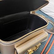 Valentino Garavani Leather Locò Gold Vanity Case 16.5x10x7.5cm - 6