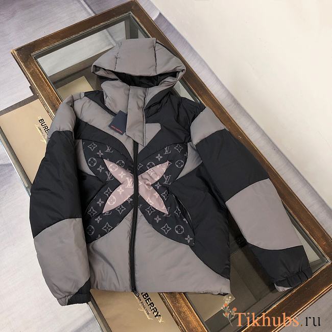 Louis Vuitton LV Monogram Flower Hooded Puffer Jacket - 1