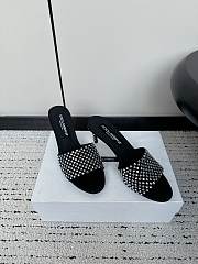 Dolce & Gabbana 65mm Black Satin Mules - 4