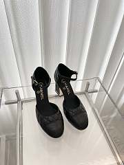 Chanel Black Heel Sandal 7.5cm - 4