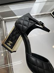 Chanel Black Heel Sandal 7.5cm - 2