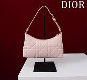 Dior Miss Caro Mini Hobo Shoulder Bag Pink 24x14x6.5cm - 4