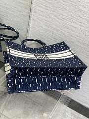 Dior Large Book Tote Blue White Miss Dior 42x18x35cm - 5