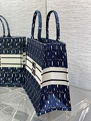 Dior Large Book Tote Blue White Miss Dior 42x18x35cm - 3