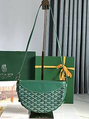 Goyard Hirondelle Bag Green 25x16x17cm - 1