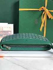 Goyard Hirondelle Bag Green 25x16x17cm - 5