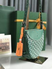 Goyard Hirondelle Bag Green 25x16x17cm - 2