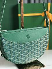 Goyard Hirondelle Bag Green 25x16x17cm - 3