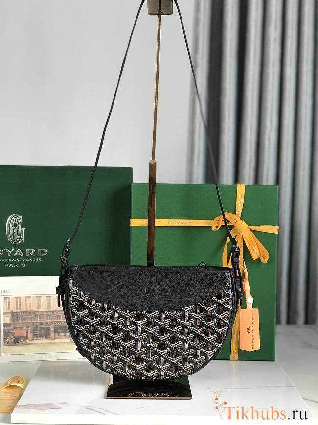 Goyard Hirondelle Bag Black 25x16x17cm - 1