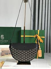 Goyard Hirondelle Bag Black 25x16x17cm - 1