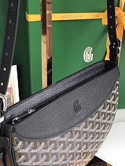 Goyard Hirondelle Bag Black 25x16x17cm - 6