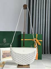 Goyard Hirondelle Bag White 25x16x17cm - 1