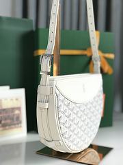 Goyard Hirondelle Bag White 25x16x17cm - 2