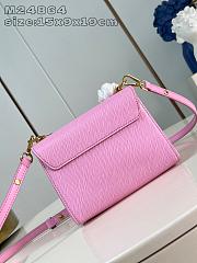 Louis Vuitton LV Twist Bag PM Wisteria Pink 19x9x15cm - 6