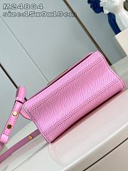 Louis Vuitton LV Twist Bag PM Wisteria Pink 19x9x15cm - 5