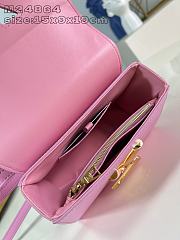 Louis Vuitton LV Twist Bag PM Wisteria Pink 19x9x15cm - 4