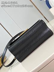 Louis Vuitton LV Twist MM Black Bag 23x17x9.5cm - 3