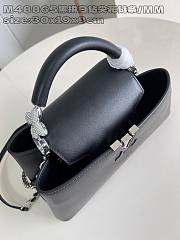 Louis Vuitton LV Capucines East-West BB Bag Black 30x19x9cm - 5