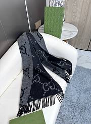 Gucci Black Scarf 45x200cm - 2