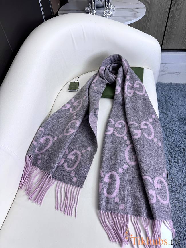 Gucci Grey Scarf 45x200cm - 1