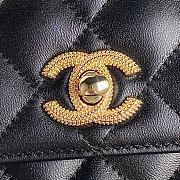 Chanel Wallet Chain Woc Black Lambskin 19cm - 4