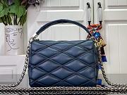 Louis Vuitton LV GO-14 PM Bag Blue 20x14x9cm - 3