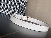 Fendi White Belt 3.5cm - 4