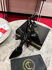 Christian Louboutin Condora Riviera 85mm Pumps Black Suede - 4