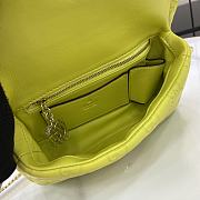 Gucci GG Milano Mini Top Handle Bag Bright Green 21x12.5x4.5cm - 2