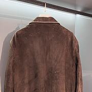 Louis Vuitton LV Brown Suede Jacket - 4