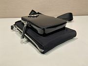 Prada Phone Crossbody Bag Black 18x11.5cm - 5