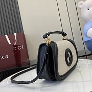 Gucci Blondie Small Top Handle Bag Black 26.5x16.5x8.5cm - 6