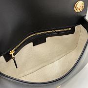 Gucci Blondie Small Top Handle Bag Black 26.5x16.5x8.5cm - 3