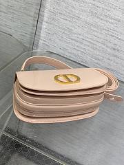 Dior Small 30 Montaigne Top Handle Bag Pink Patent 19x10x8cm - 5